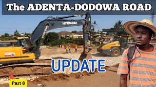 Update of ADENTADODOWA Road expansion  Accra Ghana [upl. by Ajnotal]