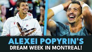 Alexei Popyrins CRAZY Run To His First Masters 1000 Title  Montreal 2024 [upl. by Ruomyes]