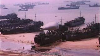 ORIGINAL FOOTAGE of DDay Omaha Beach Normandy WW2 [upl. by Cromwell273]