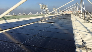 Halliwell Jones Stadium 80 kWp Solar PV Installation  Warrington Borough Council [upl. by Fricke]