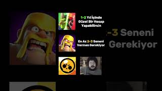 Yıllarımı Geri Verin Lan 😓 shorts brawlstars keşfet clashroyale clashofclans fyp [upl. by Verlee246]