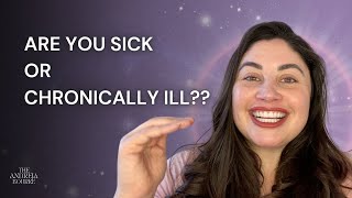 Are you sick or chronically ill Lets break it down [upl. by Batory]