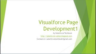 Visualforce Page Development1Basics amp Different Controllers [upl. by Lucius]