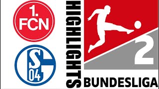 1 FC Nürnberg 31 Schalke 04 Highlights  Bundesliga 2  20242025 [upl. by Yelhsa]