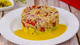 Ajinomoto® Food Service  Salada de Quinoa com Molho Amarelo [upl. by Gilmore]