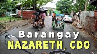 Cagayan de Oro City PhilippinesPeripheral Streets of Barangay NazarethRoad Tour [upl. by Nirok948]