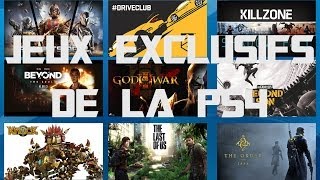 Tous les jeux exclusifs de la PS4  trailers des jeux [upl. by Ettelrats454]