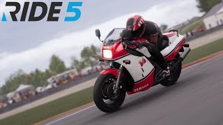 Ride 5  YAMAHA RD 500LC 1985  Road America Kink Course Circuit Race gameplay [upl. by Atnom]