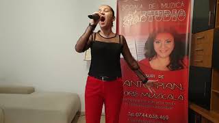 Amalia Nita  All by myself Celine Dion COVER  Vocal coaching session 2019 [upl. by Ellwood]