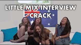 little mix being a chaotic jetlagged mess in australia LM interview crack australia edition [upl. by Eliathas368]