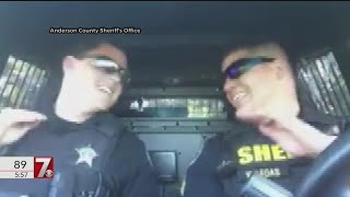 Anderson police officers go viral in lip sync battle [upl. by Yrollam]