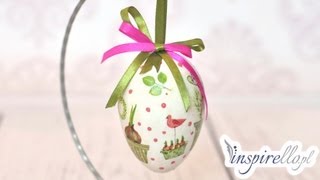 Decoupage tutorial  pisanka w 15 minut [upl. by Frodeen]