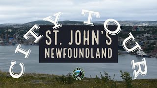 St Johns City Tour and History  Newfoundland  Canada [upl. by Ahsekar]