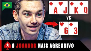 Este Jogador De Poker Escocês Blefou Para Chegar À Mesa Final ♠️ PokerStars Brasil [upl. by Ainirtac]