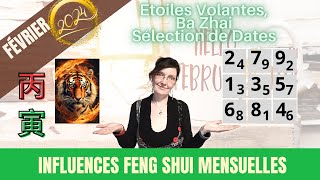 FENG SHUI 2024 Février  énergies du MOIS Ba Zhai étoiles volantes [upl. by Roselane340]