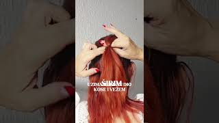 Frizura za nogometda li bi isprobali frizura hair hairtutorial sport football [upl. by Oznol]