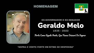 Homenagem a Geraldo Melo  Sopra o Vento Forte quotEm Ritmo de Despedidaquot [upl. by O'Reilly]