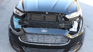 Ford Fusion Front Bumper Cover Removal 2013  Second Generation [upl. by Yatnahs]