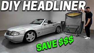 The BEST Way to Fix Your Sagging Headliner  EASY DIY SAVE BIG MONEY [upl. by Eriuqs]