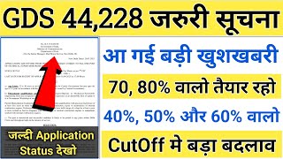 GDS Result Date 2024  GDS Merit List 2024  GDS CutOff 2024  GDS Ka Result Kab Aayega 2024  GDS [upl. by Neumann]