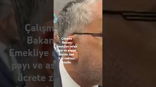 Emekliye refah payı ve asgari ücrete ek zam açıklaması emeklizammı sondakika emekliyezam shorts [upl. by Cirle]