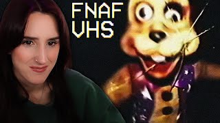 3 DISTURBING FNAF VHS TAPES REACTION [upl. by Eerrehs]