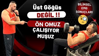 ŞOK Göğüs Değil Omuz Çalışıyormuşuz  Bilimsel EMG sonuçları [upl. by Carr773]