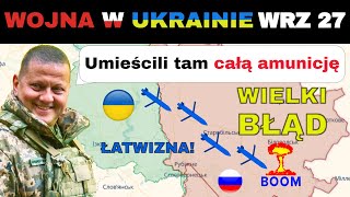 27 WRZ Ukraiński Uderzyli w Zapomniany Zakład WYSADZILI CAŁĄ AMUNICJĘ UKRYTĄ W OPUSZCZONEJ FABRYCE [upl. by Ardnosak]