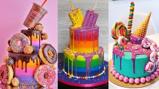 More Colorful Cake Decorating Compilation  Most Satisfying Cake Videos [upl. by Riannon]