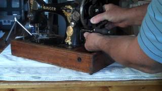 1921 Singer Model 128 How to videomp4 [upl. by Selegna900]