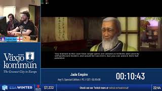 ESAWinter19 Speedruns  Jade Empire Any Special Edition by EnglishBen [upl. by Callan]