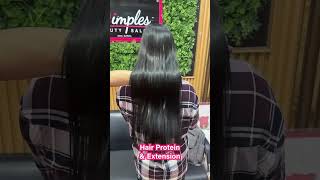 Hair Protein amp Extension ♥️👩 hairmakeup dimplesbeautysalon haircare [upl. by Okkin967]