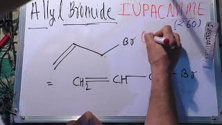 iupac name of allyl bromide In Hindi  iupac nomenclature of organic chemistry  iupac name [upl. by Swift]