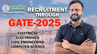 POWER GRID🔥❤🔥 Recruitment Through GATE 2025 powergrid gate2025 👨‍🎓 [upl. by Jemie]