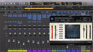 gated reverb snare effect EDM tuto logic x [upl. by Winchester]