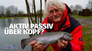 CLEVER PASSIV SCHLEPPEN am FORELLENSEE  Angelschule mit JÖRG OVENS  Unser Ziel ist Fisch [upl. by Yrocaj]