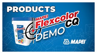 MAPEI Flexcolor CQ Demo [upl. by Dnomaj]