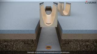 Come installare canali di drenaggio prefabbricati in calcestruzzo polimerico ULMA [upl. by Arondell585]