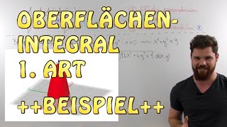 Oberflächenintegral 1Art  BEISPIEL Teil 1  Parametrisierung in kartesischen Koordinaten [upl. by Cataldo]