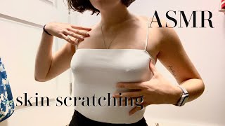 ASMR  soft skin amp shirt scratching  ASMRbyJ [upl. by Annovy99]