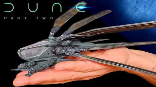 Fascinating DUNE Ornithopter  A 3D Printed Scifi Model Build [upl. by Macknair]