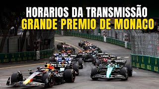 F1 2024  GP DE MONACO  HORÁRIO DA TRANSMISSÃO NA BAND  FORMULA 1 [upl. by Lehcar292]