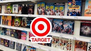 Target new release dvd  in store display  bluray 4K movies  September stocks [upl. by Airbmat]