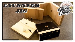 Perfekte Möbelverbindung mit dem DIY Excenter Jig  einfach nachzubauen [upl. by Soneson]