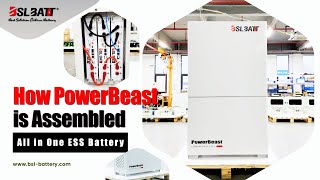 All in One 48 Volt Solar Lithium Battery ESS with 5kW Inverter Assembly Demonstration [upl. by Leval]