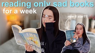 reading sad books for a week 😢 spoiler free reading vlog [upl. by Jennette]