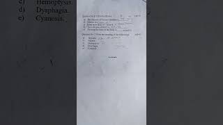 Biological science GNM 1ST year question paper 2022 microbiology question exam fyp viralshorts [upl. by Aicat]