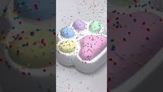 FUFUSQUISHY ASMR 🌈🐱 800g Sparkling Rainbow Cat Paw [upl. by Maroney682]