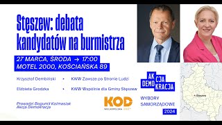 Debata kandydatów na burmistrza gminy Stęszew [upl. by Latham13]