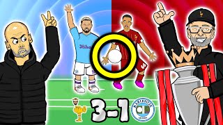 ✋31 Handball✋ Pep LOSES IT Liverpool vs Man City 2019 Goals Highlights Fabinho Trent Salah [upl. by Yssirc]